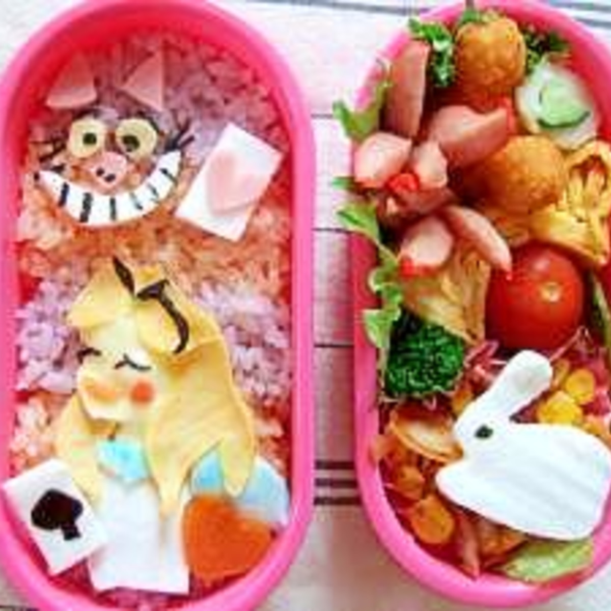 キャラ弁 アリス イン ワンダーランド レシピ 作り方 By Aimaruichigo 楽天レシピ
